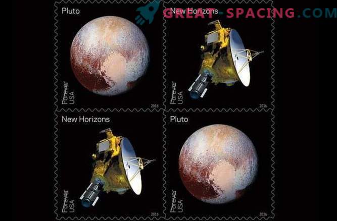 Plutão recebeu novos selos postais