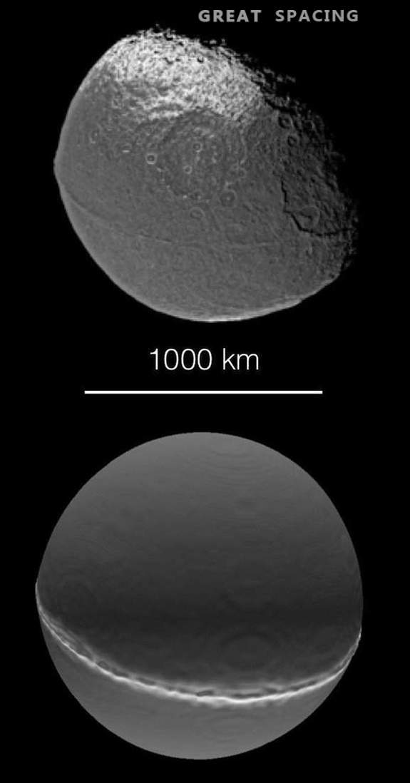 Informacija apie Saturno mažų vidinių palydovų istoriją