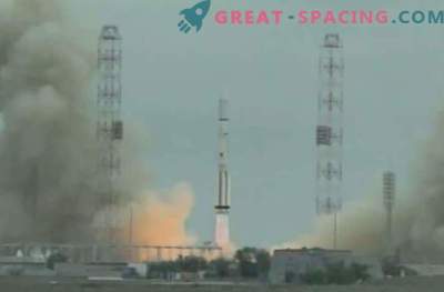 Foguete russo Proton falhou durante o lançamento do satélite