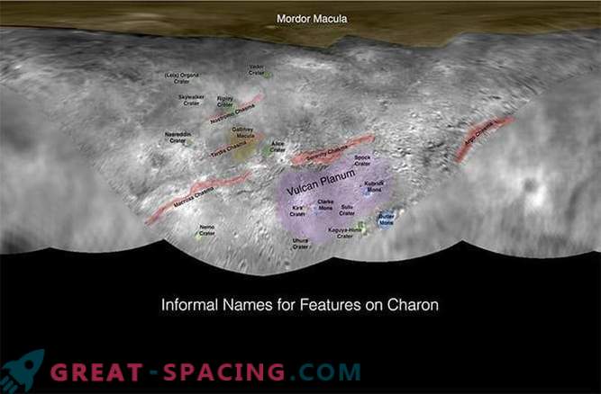 Nouveaux noms pour Pluton et Charon