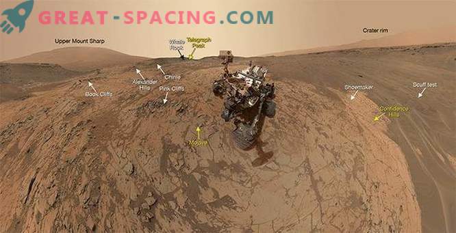 Curiosidade fez um novo “selfie” em Marte