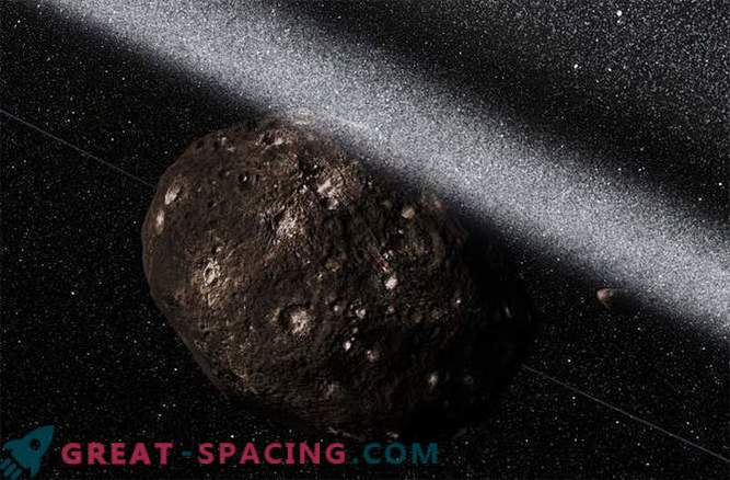 Como os anéis foram descobertos em um asteroide. Foto