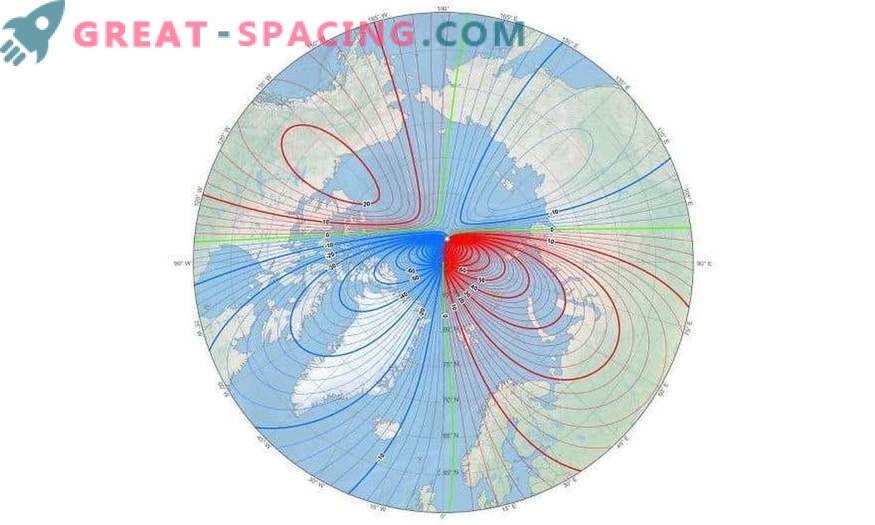 Os cientistas tiveram que atualizar urgentemente o mapa do campo geomagnético mundial
