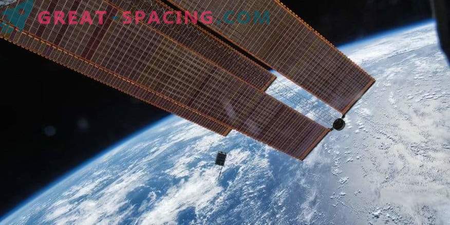 Vista do dispositivo Dellingr da ISS