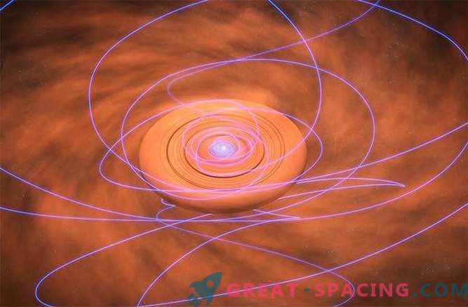 O magnetismo pode interferir ou ajudar no nascimento de um jovem sistema estelar