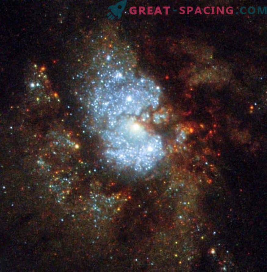 Galáxia oculta do Hubble