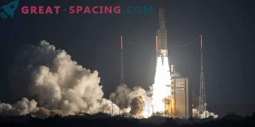 Satélites do míssil Ariane-5 cometeram um erro com a localização