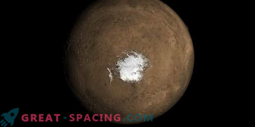 Um lago marciano pode aparecer devido a atividade vulcânica recente