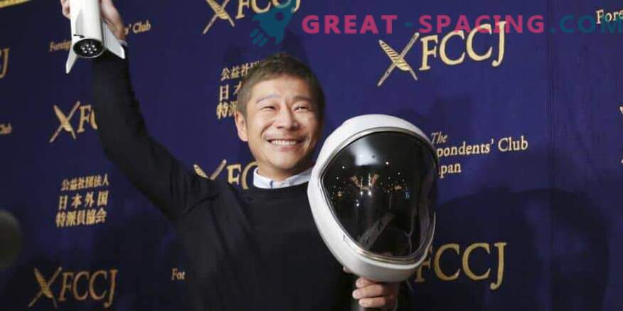 turista espacial japonês está pronto para treinar para o vôo da lua