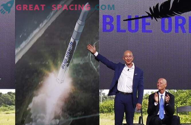 O fundador da Amazon, Jeff Bezos, lançará foguetes espaciais da Flórida