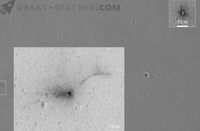 Uma nova cratera marciana pode ser um alvo científico