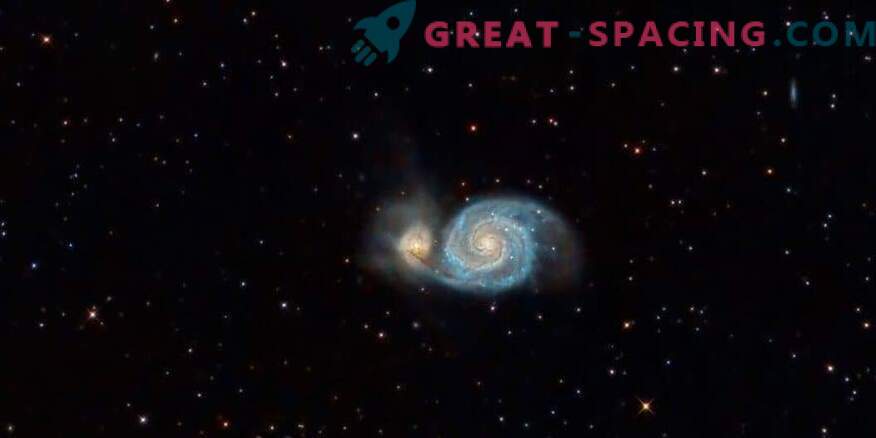Uma gigantesca nuvem ionizada de hidrogênio foi encontrada na galáxia Whirlpool