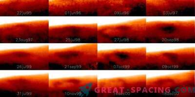 Um enorme ponto frio foi encontrado em Júpiter