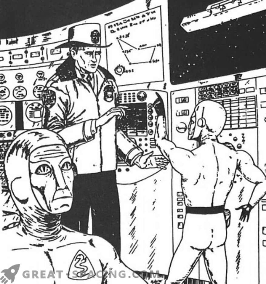 Incidente em Nebraska - 1967. O policial acredita que ele estava em uma nave espacial